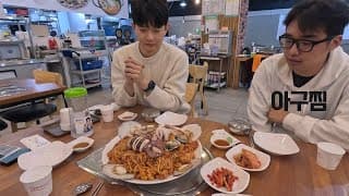 국내 최초, 최대 ROG존 영종도 더 벙커PC방에 작업하러가서 아구찜까지 얻어먹고 왔습니다 ㅎ