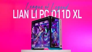 커스텀수냉 빌드 - 리안리 PC-O11D XL LOL 영혼의 꽃 아리 에디션 케이스로 커스텀수냉PC 업그레이드 빌드 제작기 (타임랩스/잼나요)