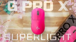 핑크는 원래 남자의 색이었다 -  끝판왕 무선 게이밍마우스 로지텍 G PRO X SUPERLIGHT / 지프로 슈퍼라이트 마젠타 핑크