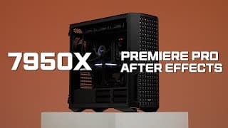 라이젠 9 7950X (16코어 32스레드)적용 프리미어 애프터이펙트, 렌더링 등 영상작업 전문가용 PC 제작