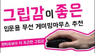 그림감 지리는 입문용 무선 게이밍 마우스! 타이탄G 무선