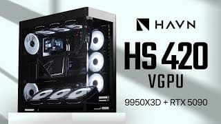 역대 가장 미친 PC케이스 HAVN HS420으로 1200만원짜리 게이밍PC 만들어 봤습니다.