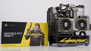 커스텀수냉 빌드 - 미니-ITX 오픈프레임 케이스 JAM02를 RTX2080Ti 사이버펑크2077 에디션 컨셉으로! 역시 동관빌드는 각이다!